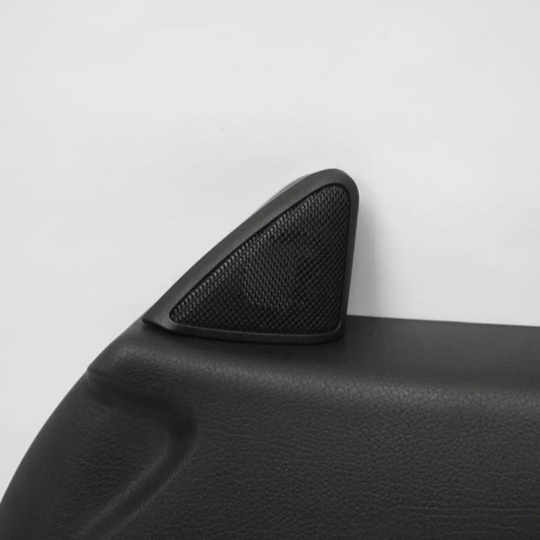 Door Card Mercedes SLK R172 Front Right O/S Black Leather Red Thread