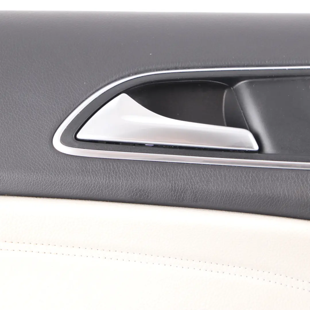 Front Door Card Mercedes W176 Left N/S Trim Panel Cover Imitation Leather Grey