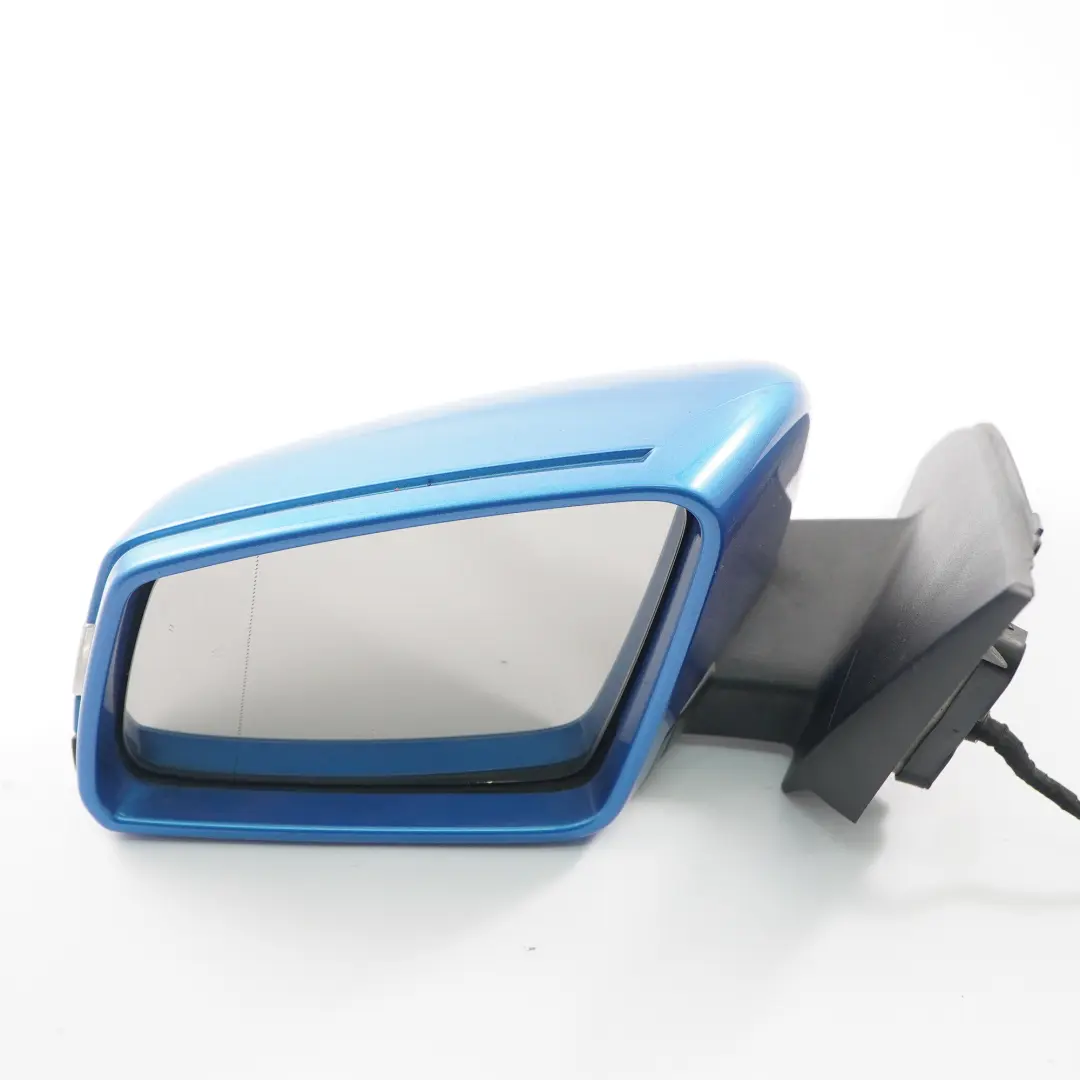 Mercedes W176 Wing Mirror Door Left N/S Outside South Seas Blue Metallic - 162