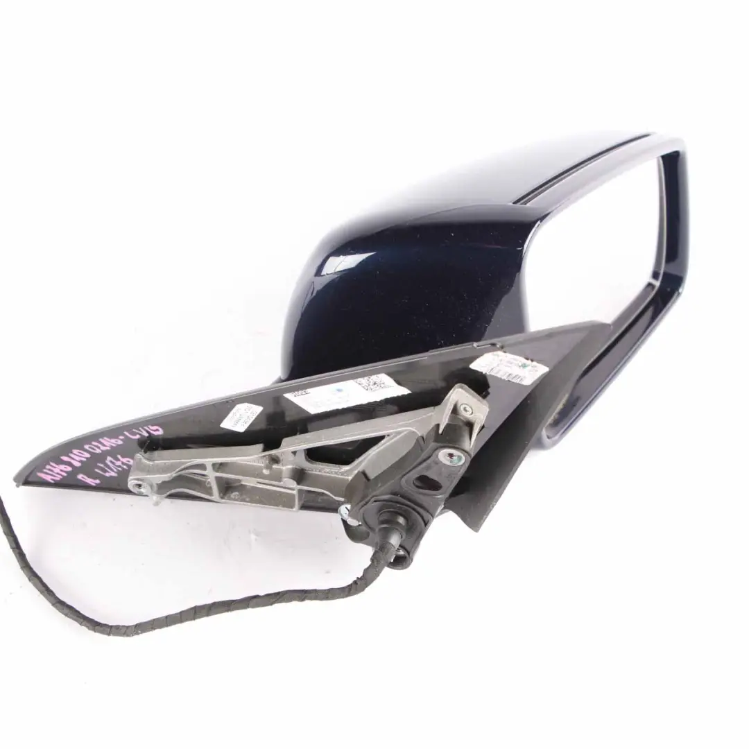 Mercedes W176 Wing Mirror Door Right O/S Outside Cavansite Blue Metallic 890