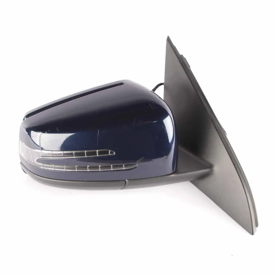 Mercedes W176 Wing Mirror Door Right O/S Outside Cavansite Blue Metallic 890