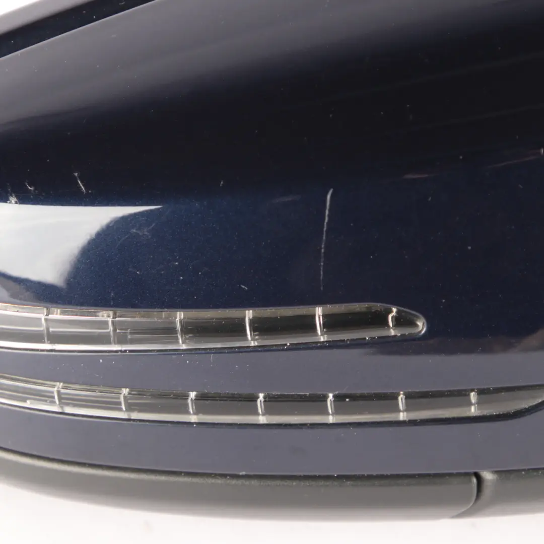 Mercedes W176 Wing Mirror Door Right O/S Outside Cavansite Blue Metallic 890