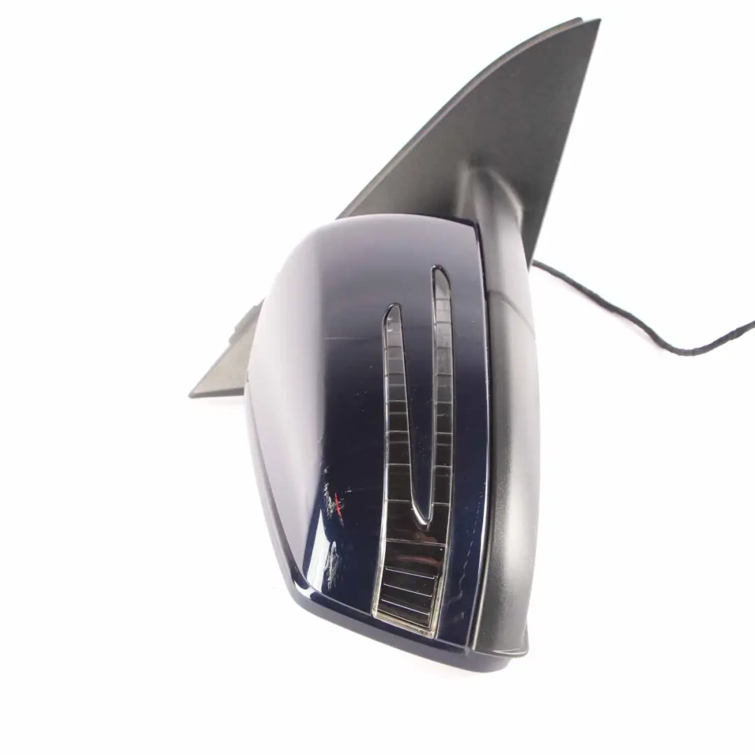 Mercedes W176 Wing Mirror Door Right O/S Outside Cavansite Blue Metallic 890