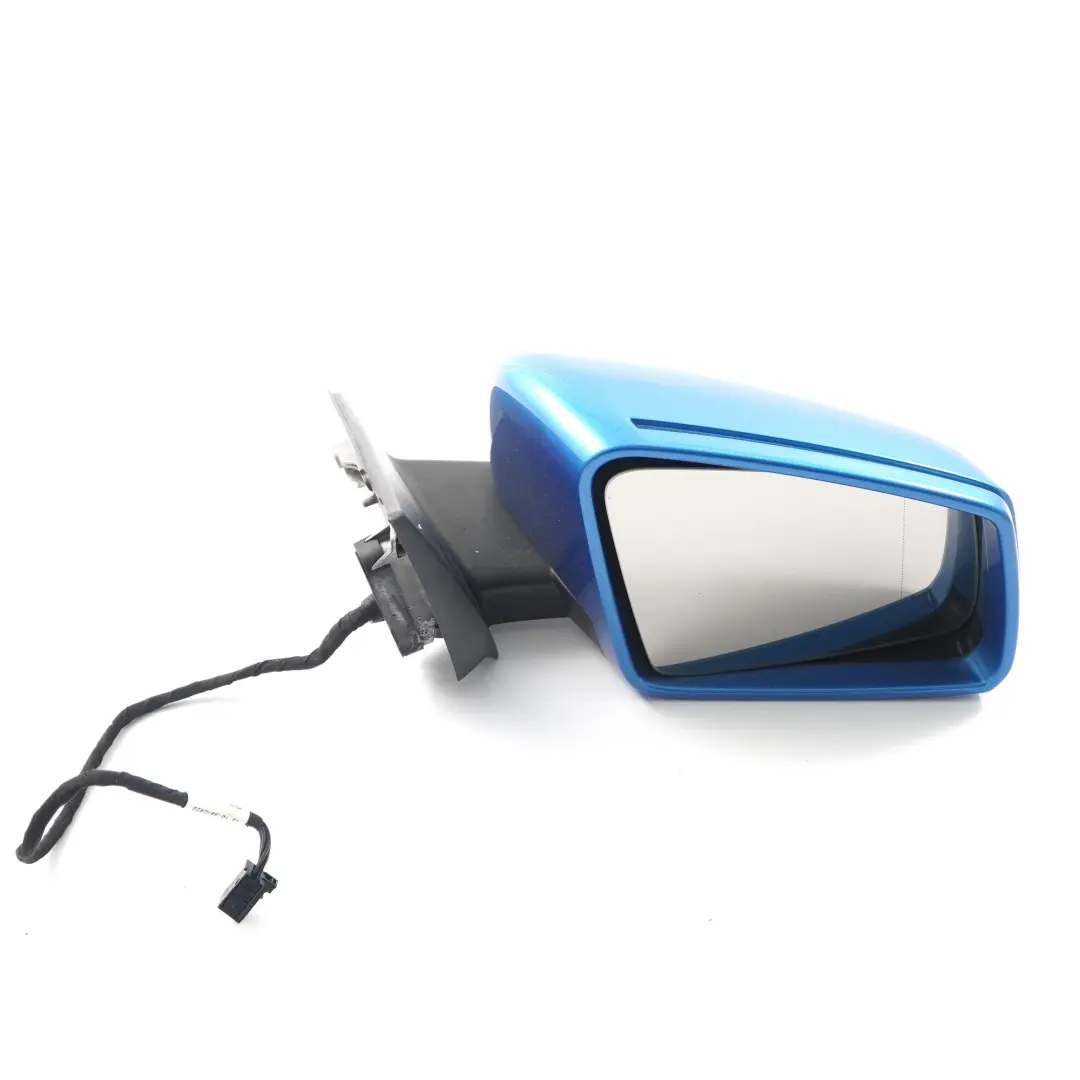 Mercedes W176 Wing Mirror Door Right O/S Outside South Sea Blue Metallic - 162