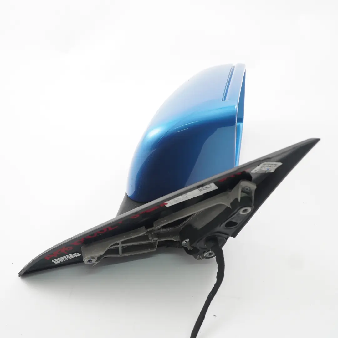 Mercedes W176 Wing Mirror Door Right O/S Outside South Sea Blue Metallic - 162