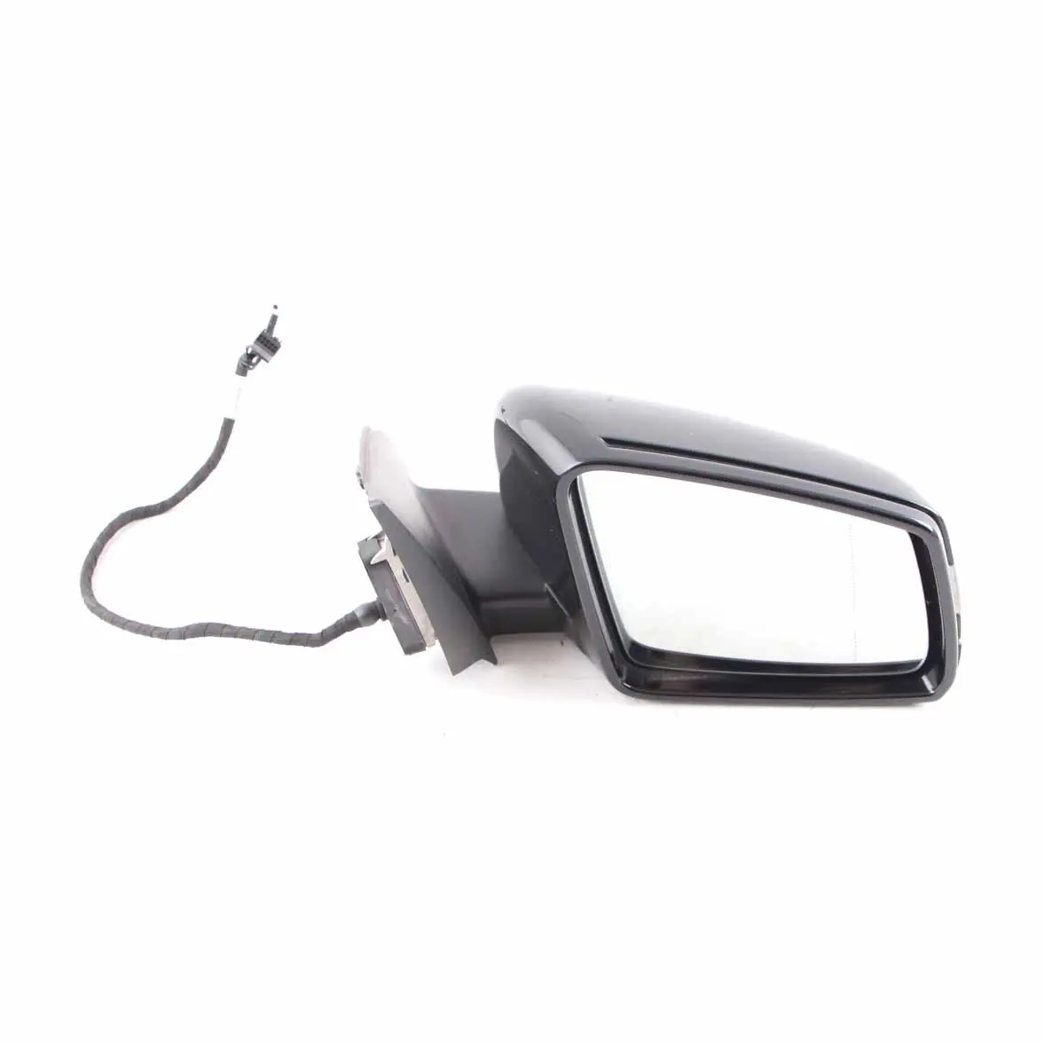 Mercedes W176 Wing Mirror Door Right O/S Power Fold Cosmos Black Metallic - 191