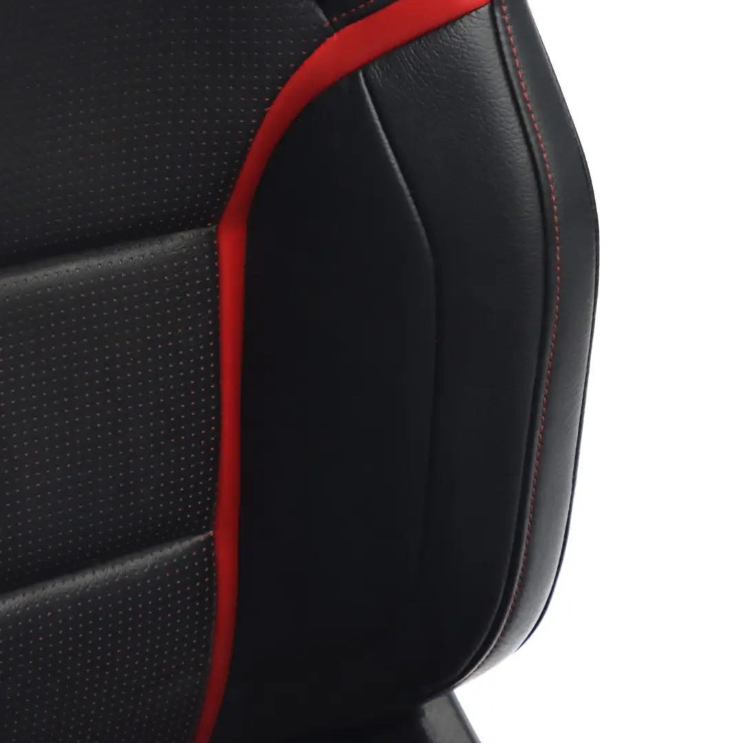 Front Seat Mercedes C117 W176 Left N/S AMG Leather Black Red Heated Memory
