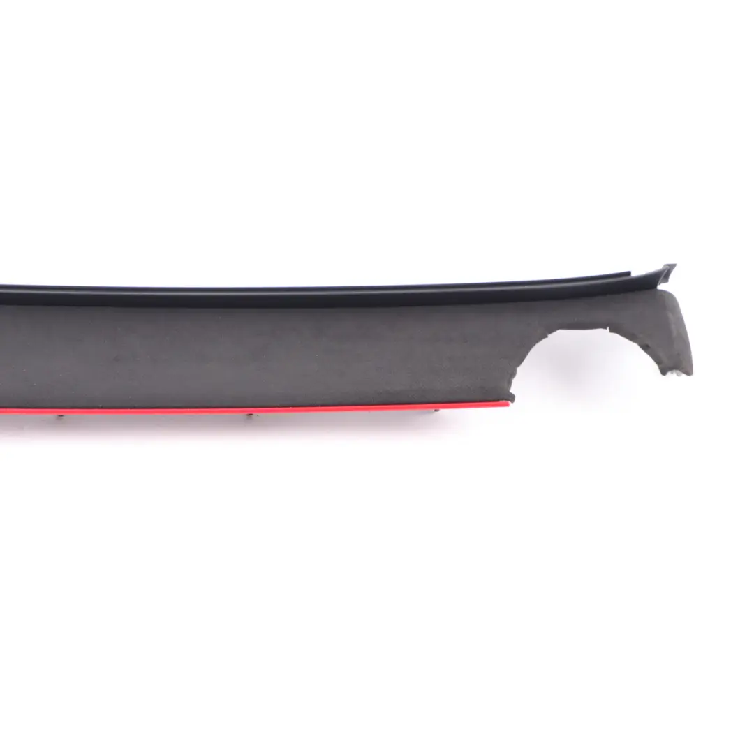 Mercedes W177 Dashboard Trim Strip Passanger Side Left N/S Black With Red Accent