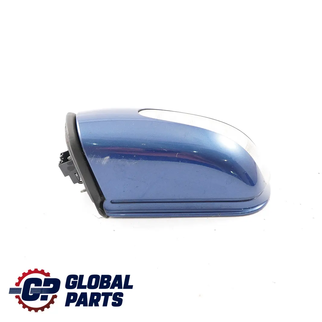 Mercedes-Benz C-Class W203 Left N/S Door Wing Mirror Jaspisblau Metallic - 345