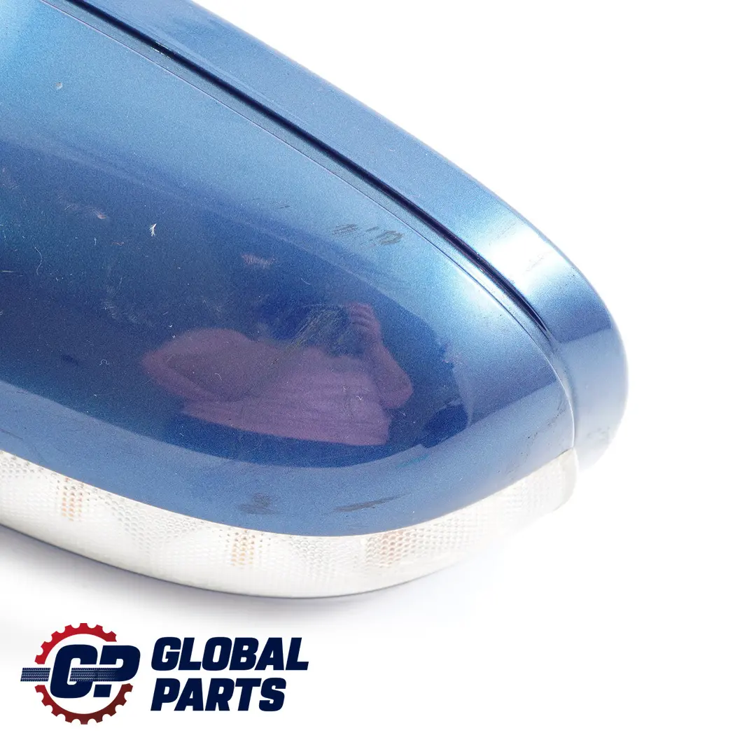 Mercedes-Benz C-Class W203 1 Left N/S Door Wing Mirror Jaspisblau Metallic 345