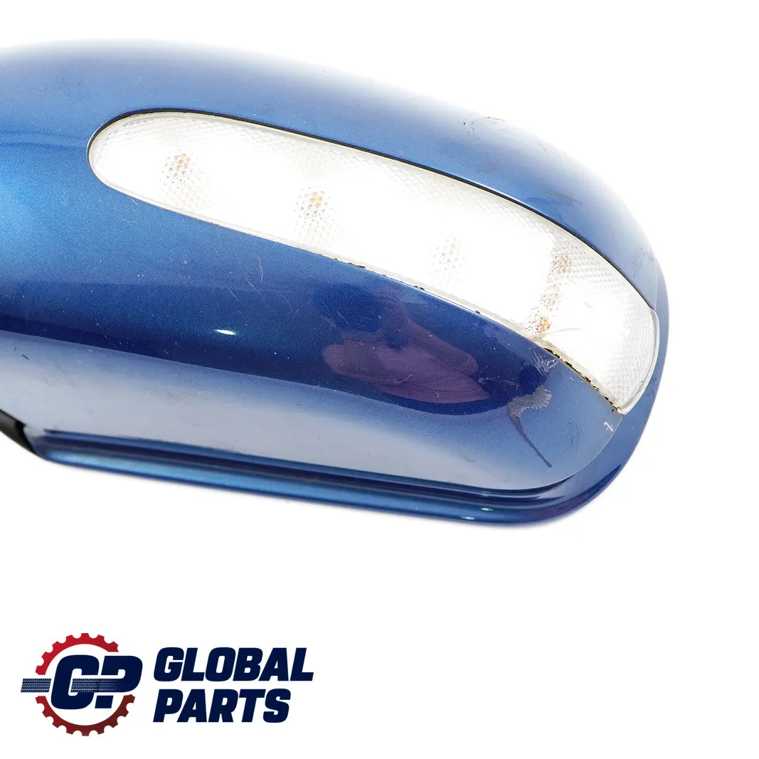 Mercedes-Benz C-Class W203 1 Left N/S Door Wing Mirror Jaspisblau Metallic 345