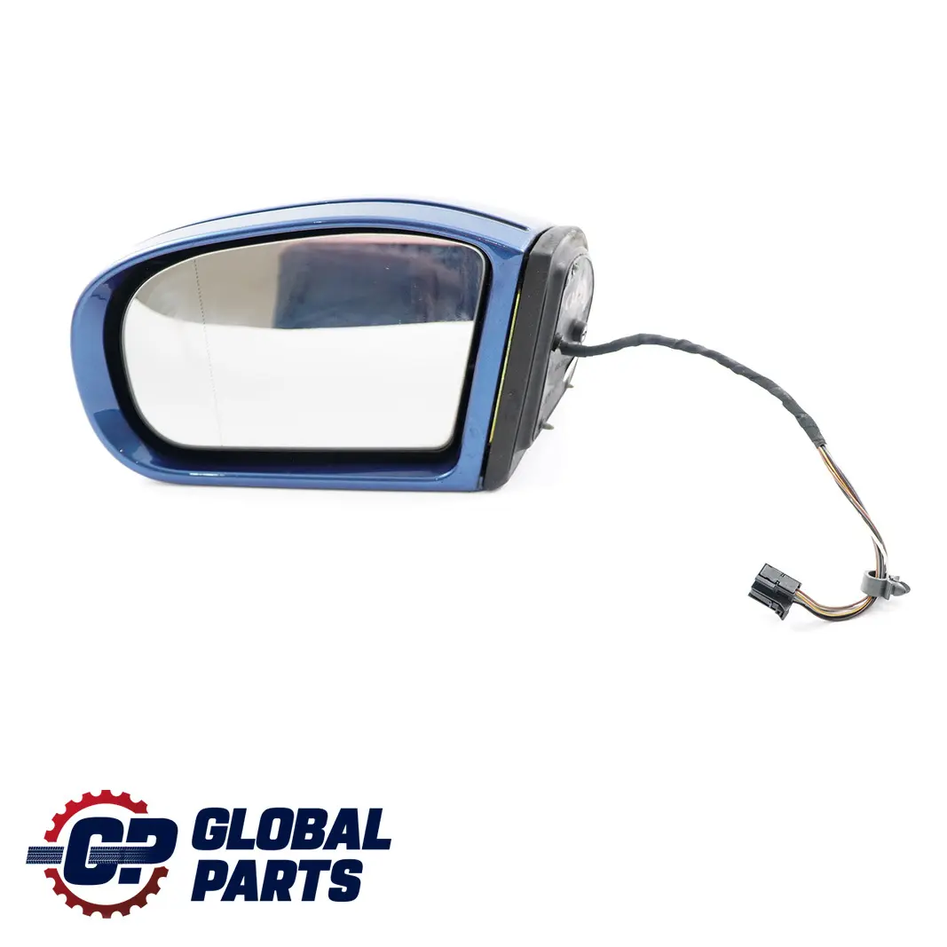 Mercedes-Benz C-Class W203 1 Left N/S Door Wing Mirror Jaspisblau Metallic 345