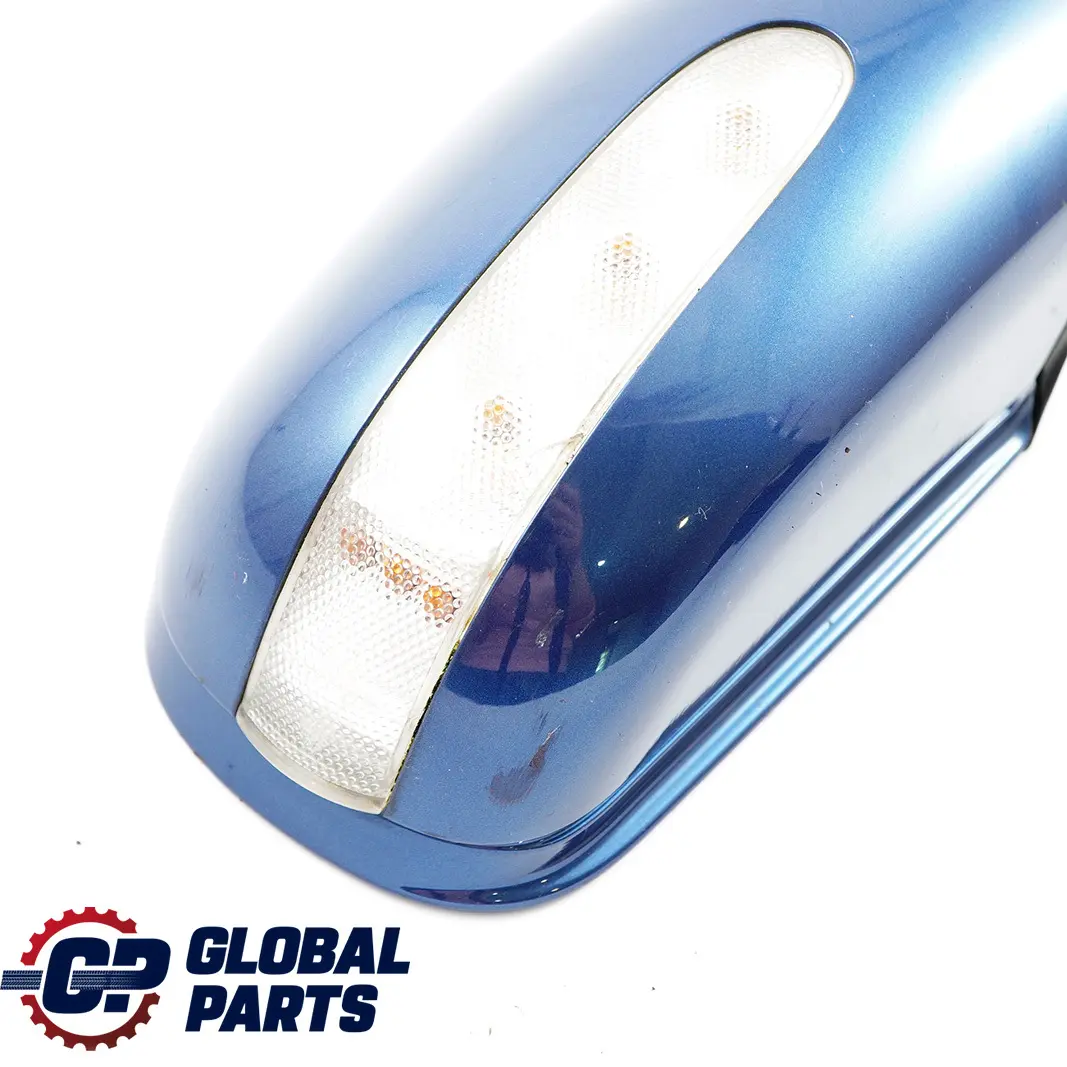 Mercedes-Benz C-Class W203 Right O/S Door Wing Mirror Jaspisblau Metallic 345