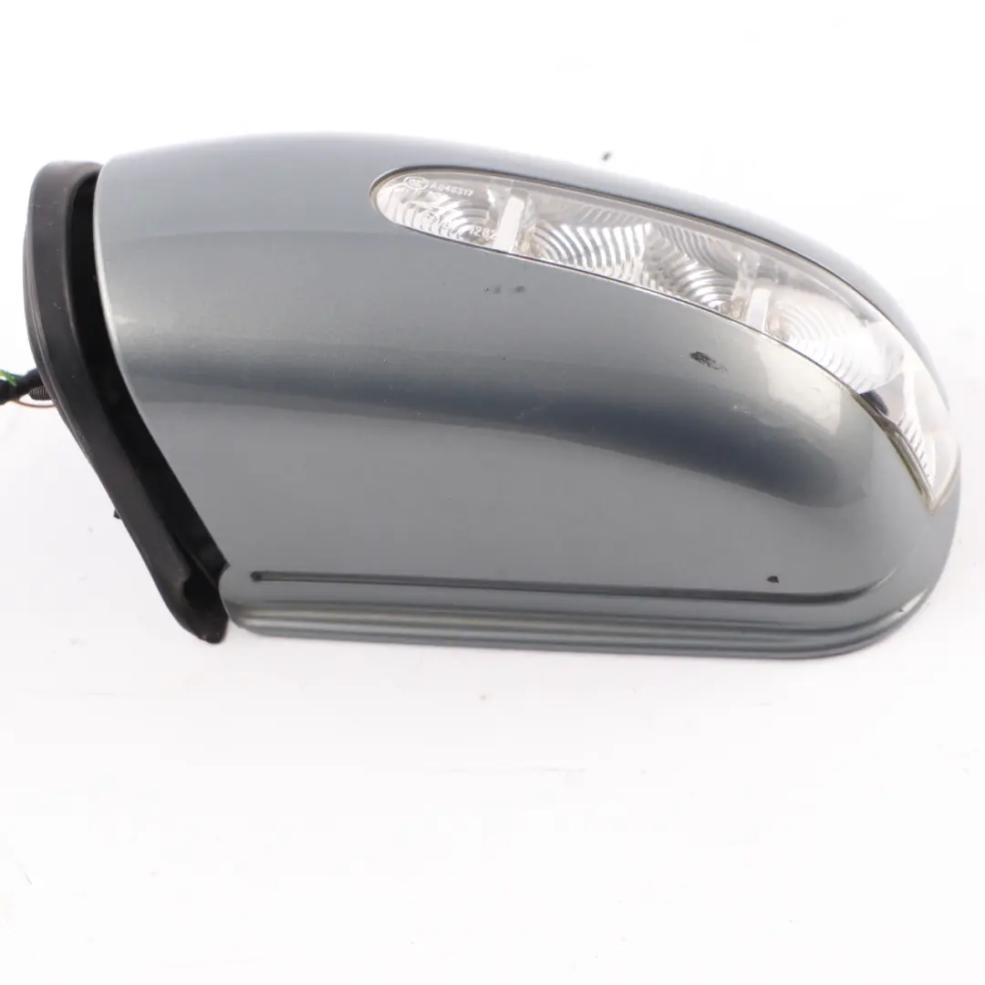 Mercedes W211 Wing Mirror Door Left N/S Outside Power Fold Perlite Grey - 747