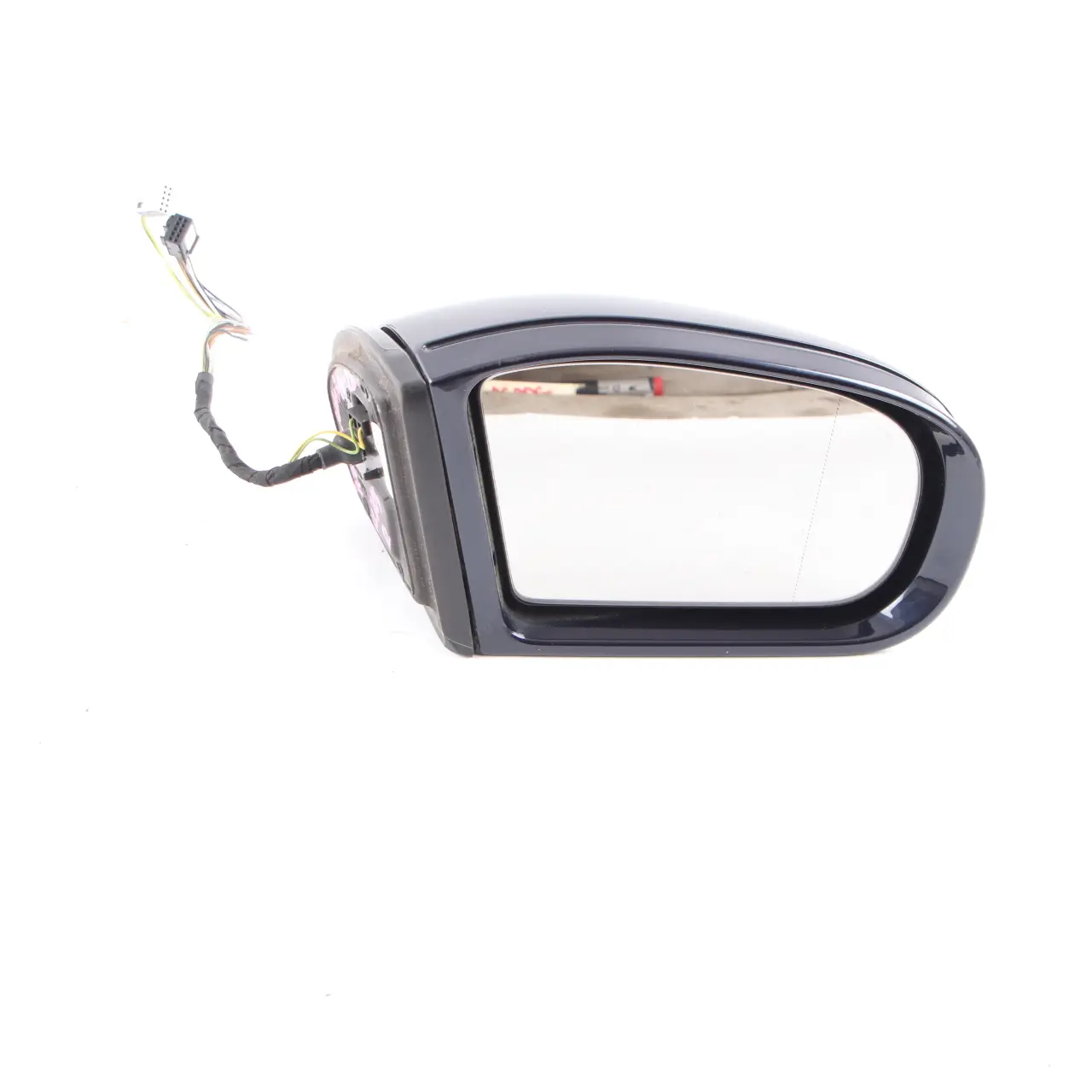 Mercedes W203 Wing Mirror Power Fold Door Right O/S Outside Tanzanite Blue - 359