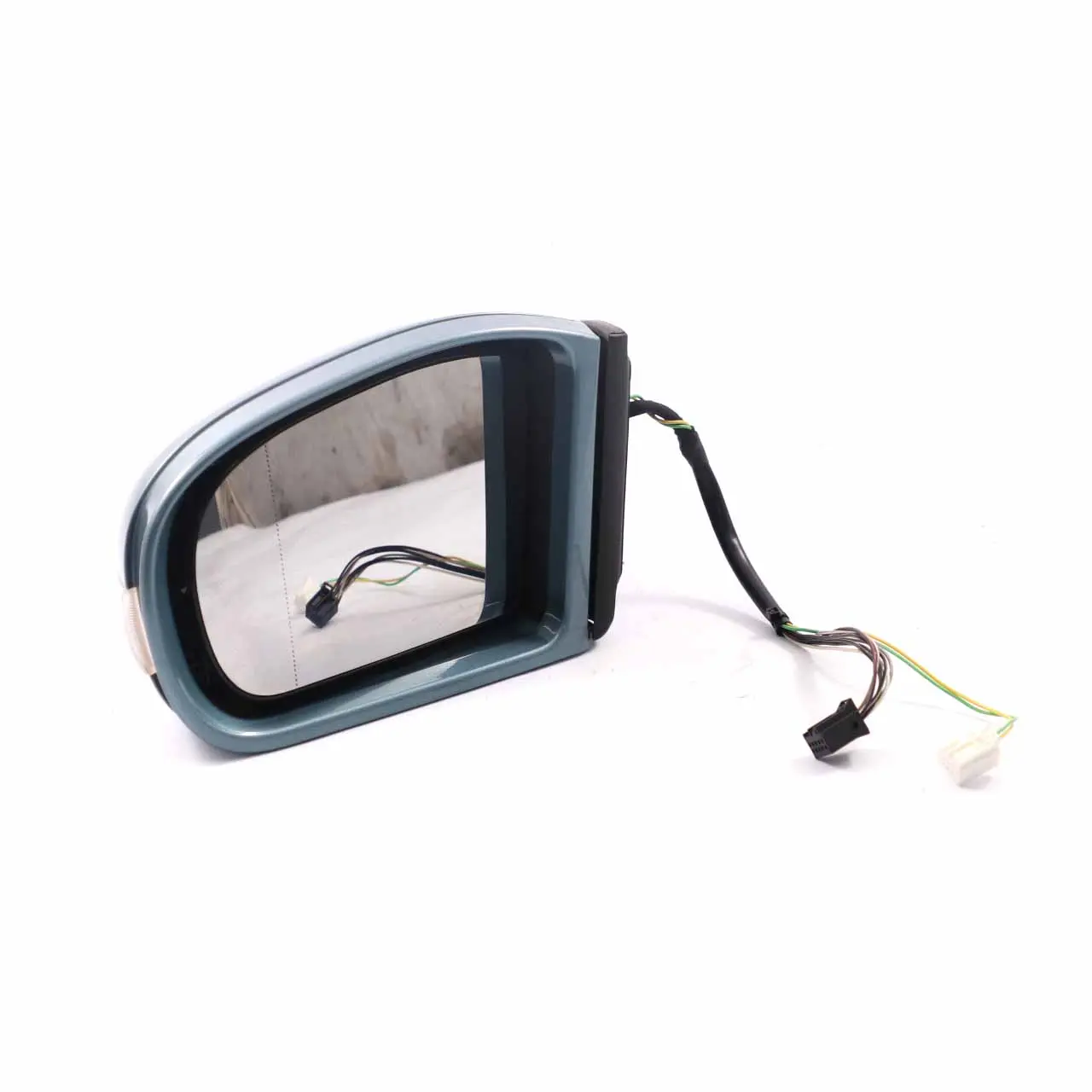 Mercedes W203 Wing Mirror Power Fold Door Left N/S Aragonite Blue - 941