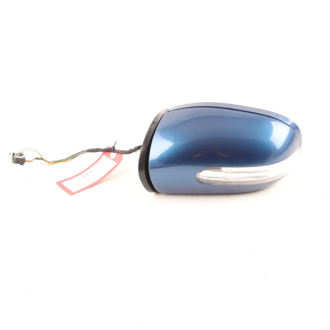 Mercedes W203 Wing Mirror Power Fold Door Left N/S Jaspis Blue Metallic - 345