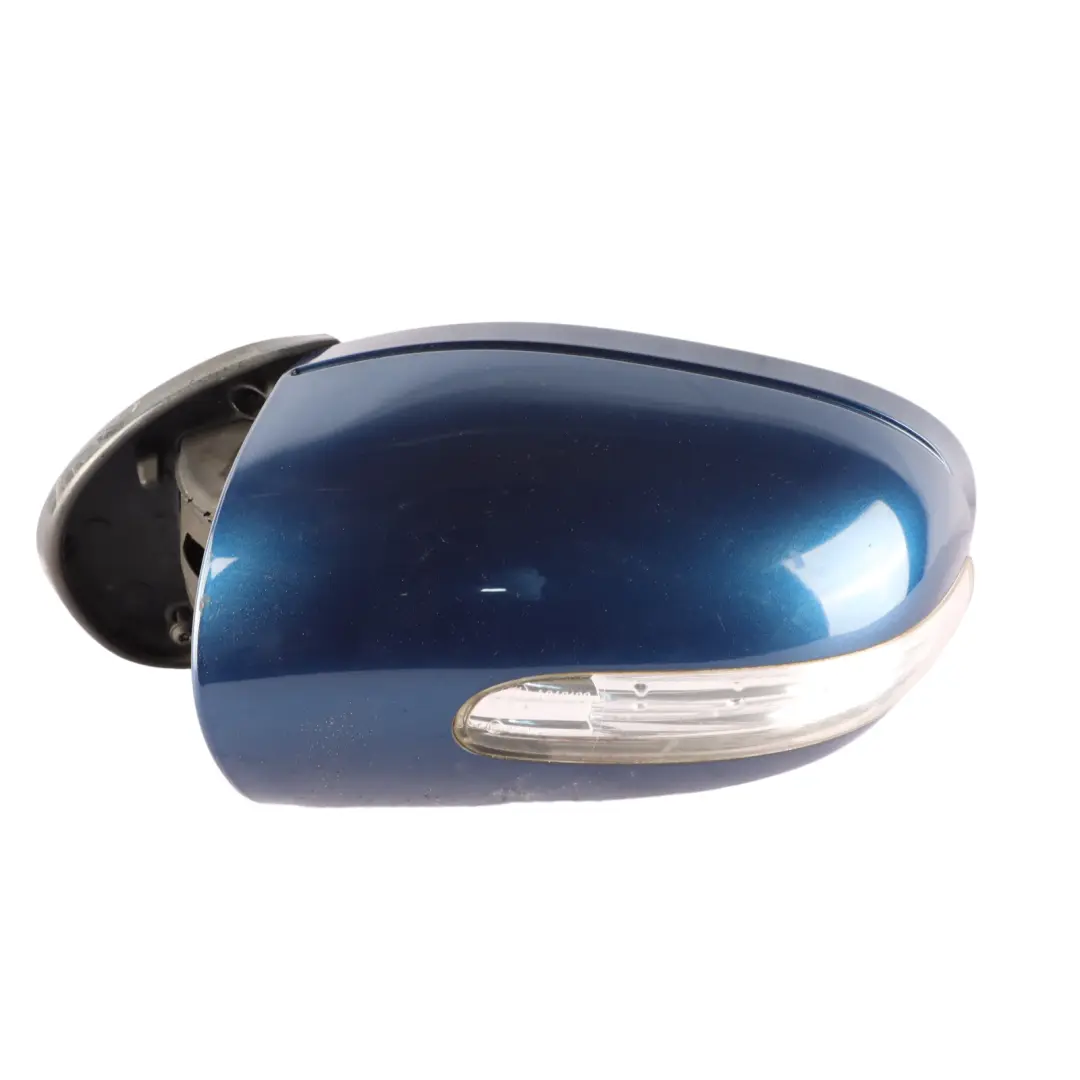 Mercedes W203 Wing Mirror Power Fold Door Left N/S Jaspis Blue Metallic - 345