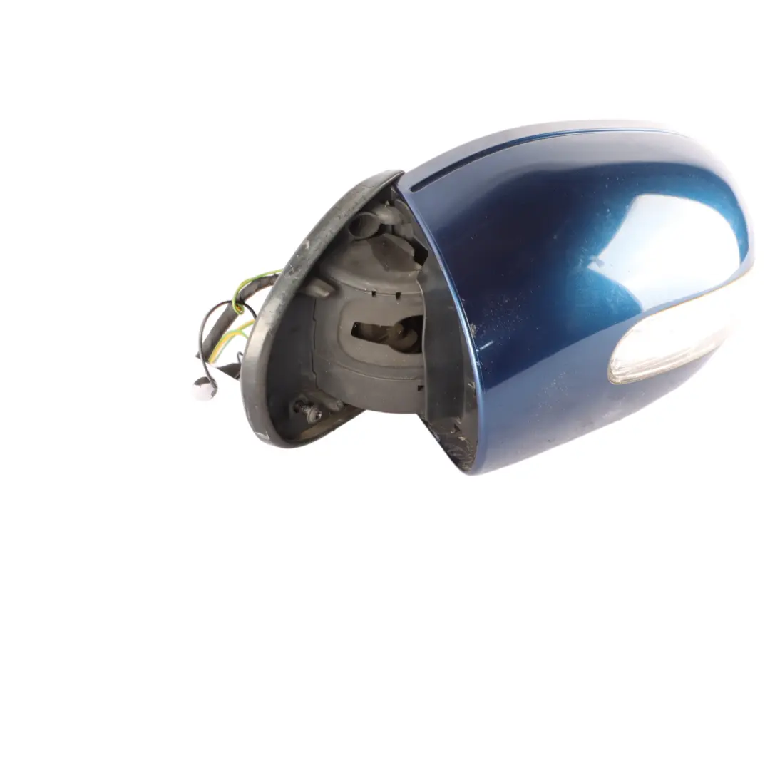 Mercedes W203 Wing Mirror Power Fold Door Left N/S Jaspis Blue Metallic - 345