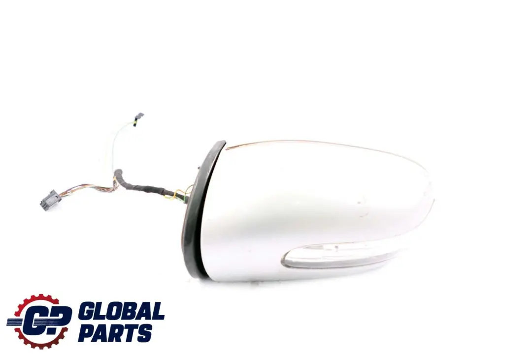 Mercedes-Benz C-Class W203 Left N/S Wing Door Mirror Foldable Brilliant Silver
