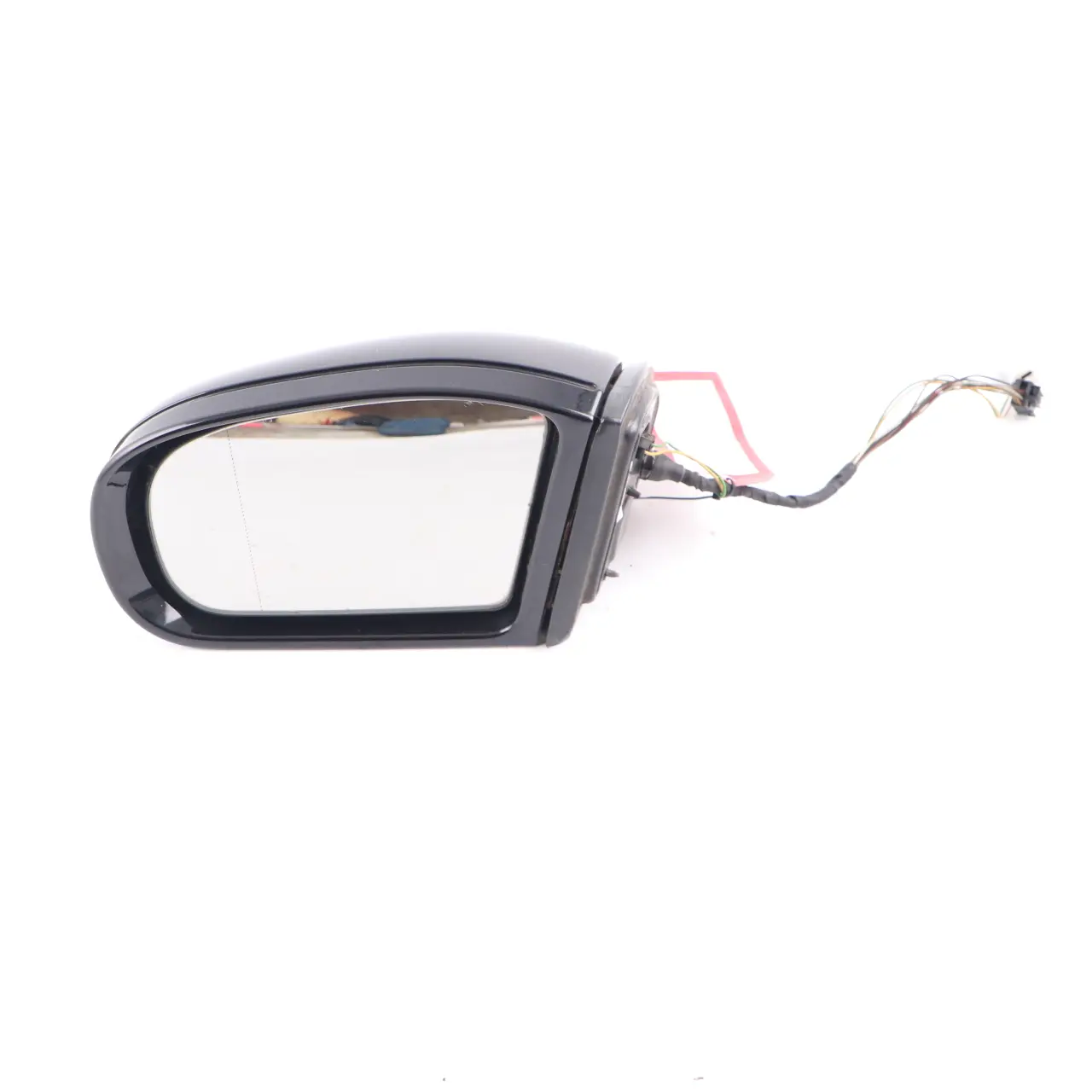 Mercedes W203 Wing Mirror Power Fold Door Left N/S Obsidian Black Metallic - 197