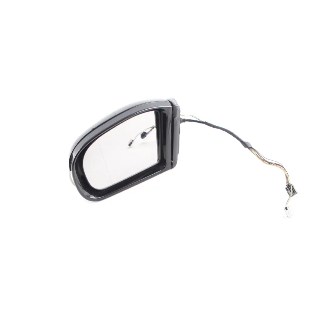 Mercedes W203 Wing Mirror Power Fold Door Left N/S Obsidian Black Metallic - 197