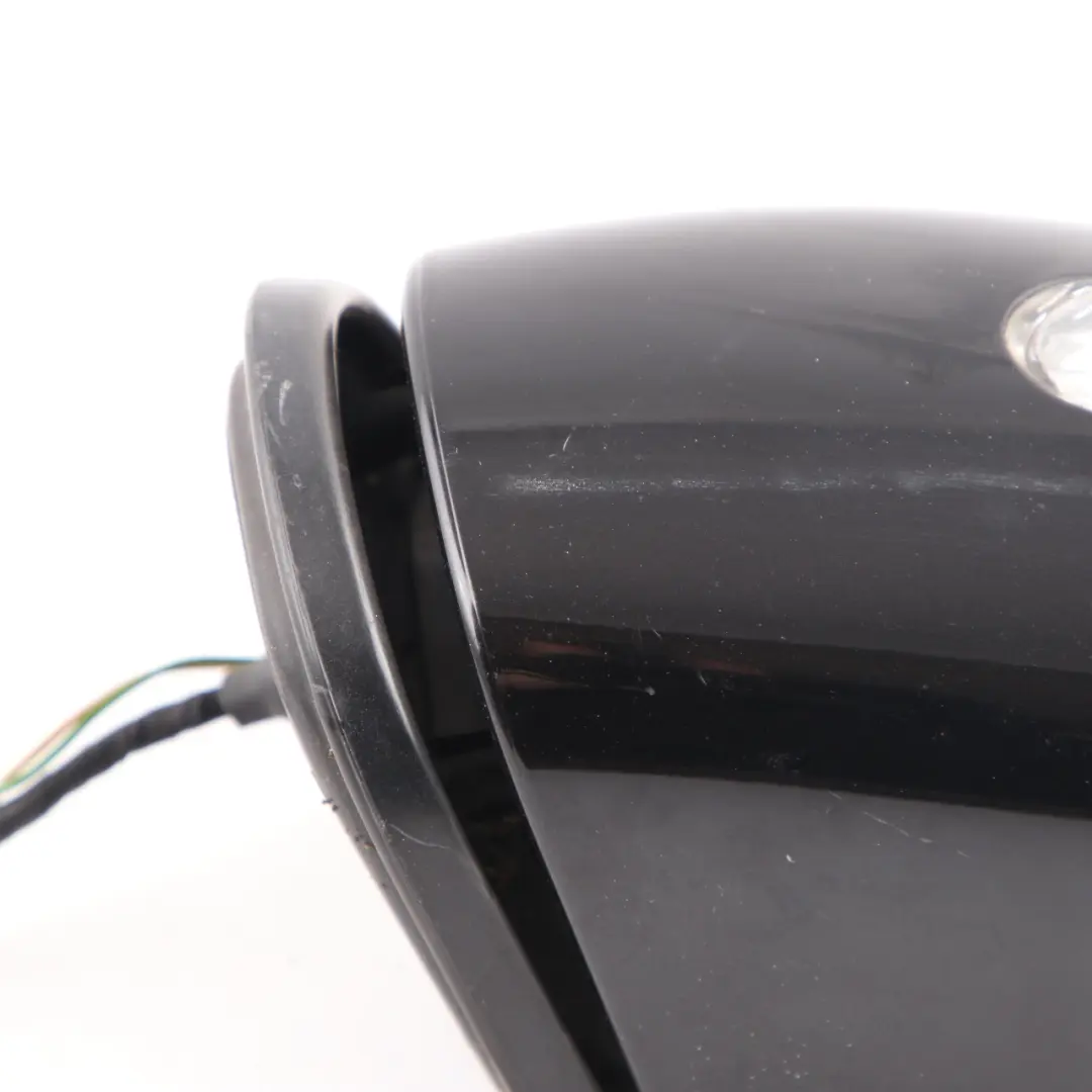 Mercedes W203 Wing Mirror Power Fold Door Left N/S Obsidian Black Metallic - 197