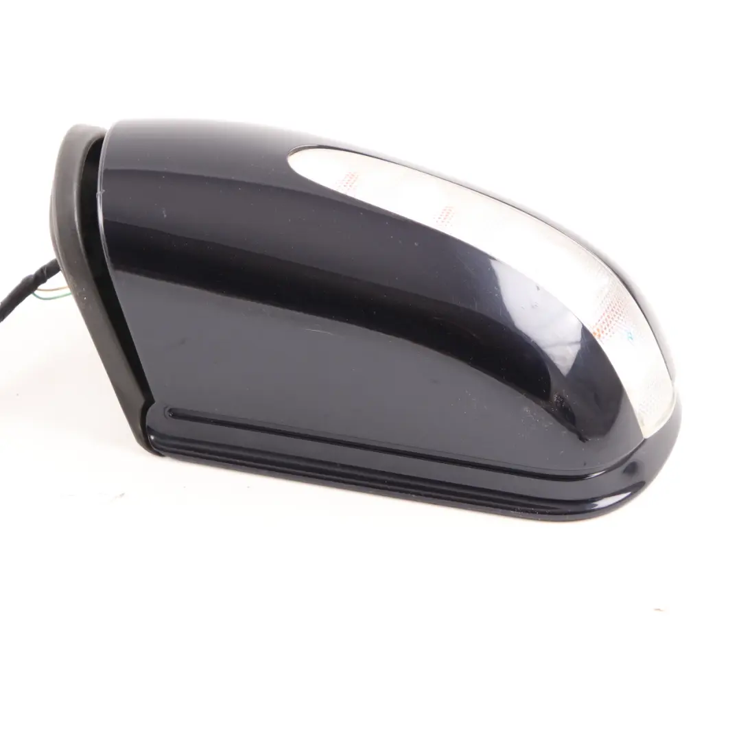 Mercedes W203 Wing Mirror Power Fold Door Left N/S Outside Tanzanite Blue - 359