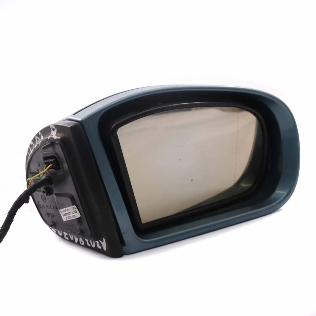 Mercedes W203 Wing Mirror Power Fold Door Right O/S Aragonite Blue - 941