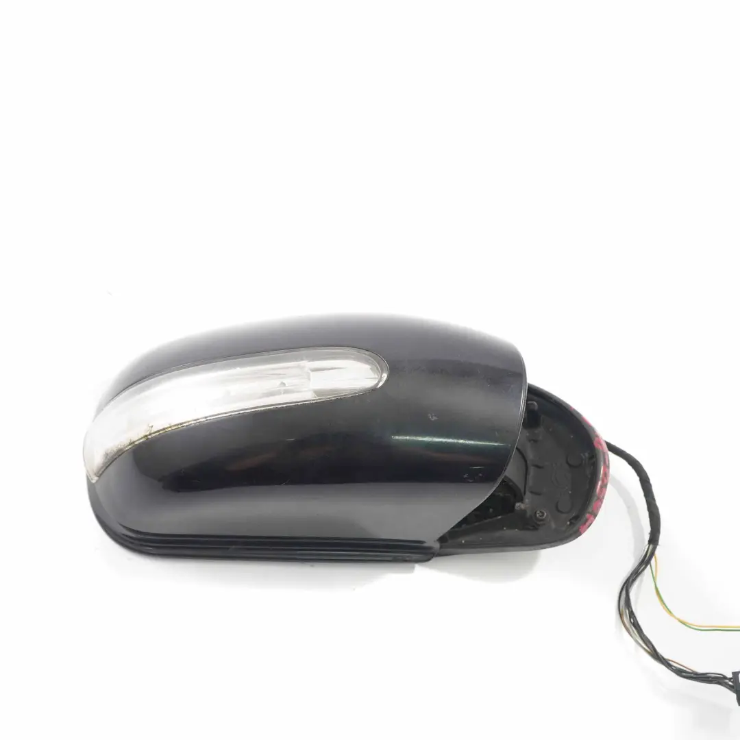 Mercedes W203 Wing Mirror Power Fold Door Right O/S Diamond Black Metallic - 768