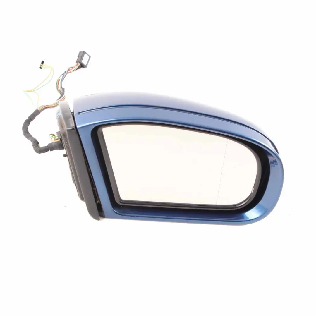 Mercedes W203 Wing Mirror Door Right O/S Auto Dip Power Fold Jaspis Blue - 345