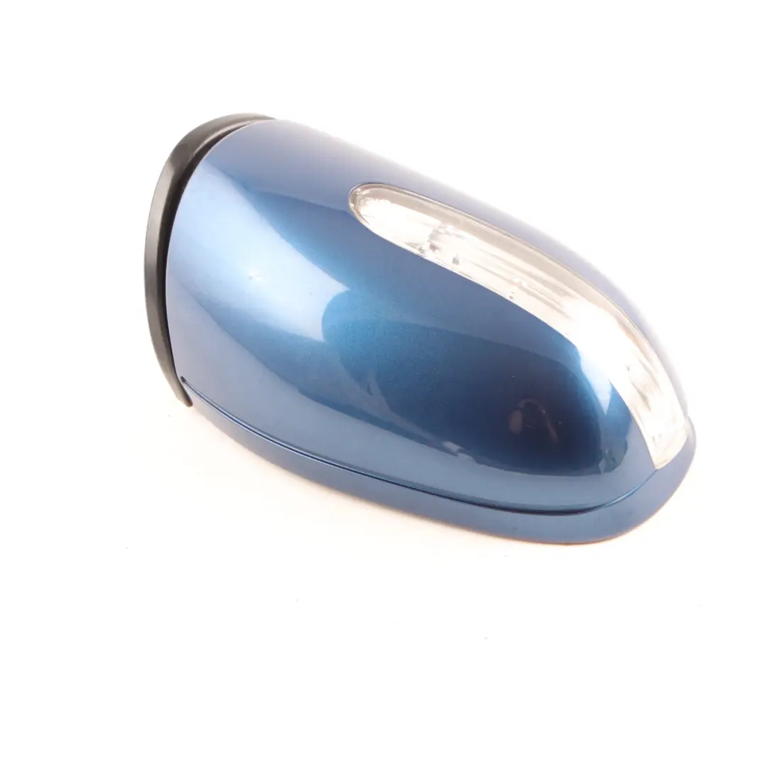 Mercedes W203 Wing Mirror Door Right O/S Auto Dip Power Fold Jaspis Blue - 345