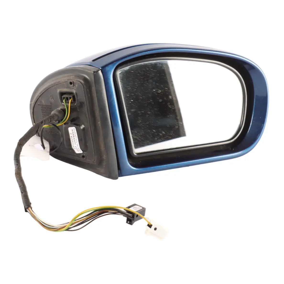 Mercedes W203 Wing Mirror Door Right O/S Auto Dip Power Fold Jaspis Blue - 345