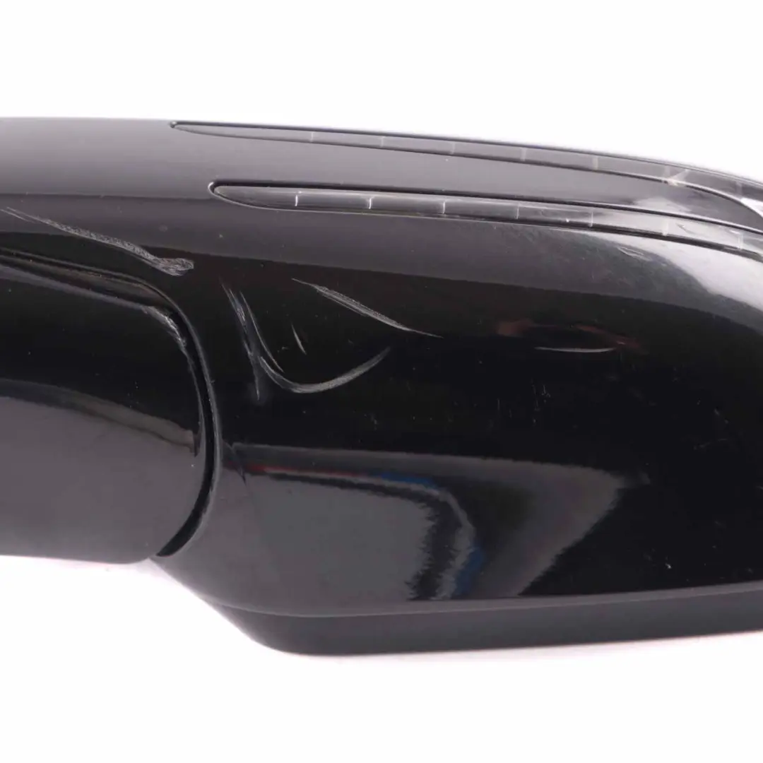 Wing Mirror Mercedes CL203 Power Fold Left Door Obsidian Black Metallic 197U