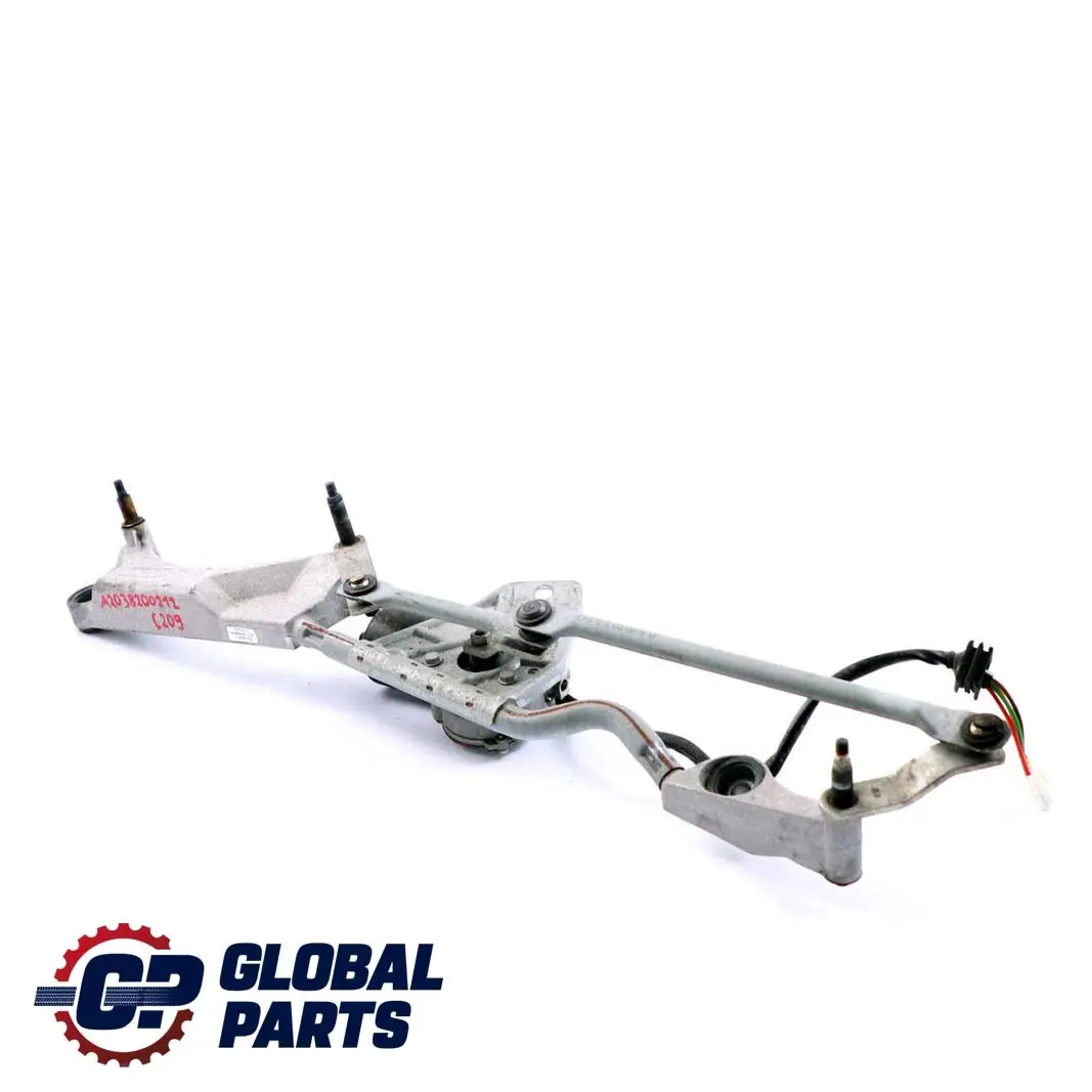 Mercedes CLK-Class C209 W209 Windscreen Wiper Linkage Motor System A2038200212