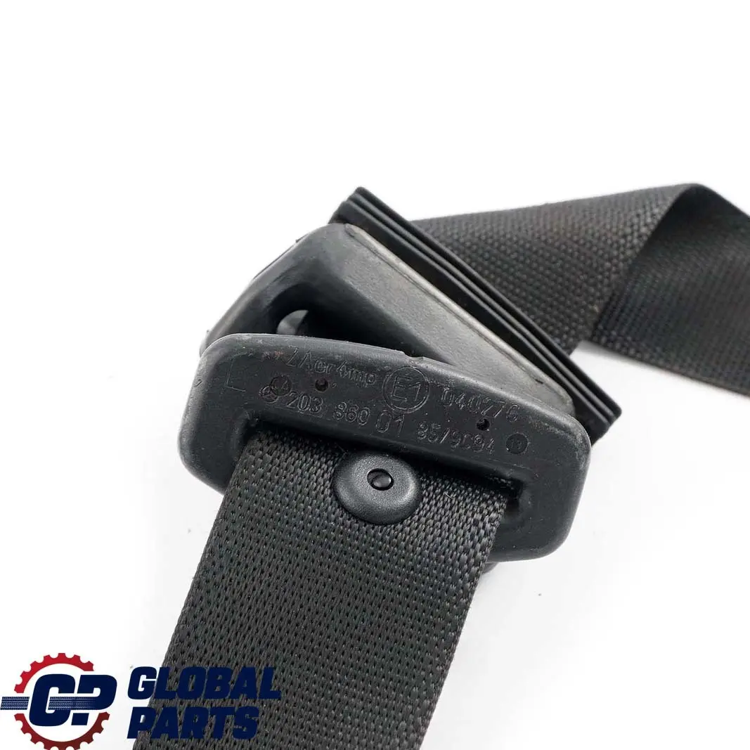 Mercedes-Benz C-Class W203 Front Left N/S Side Seat Belt Black A2038606985