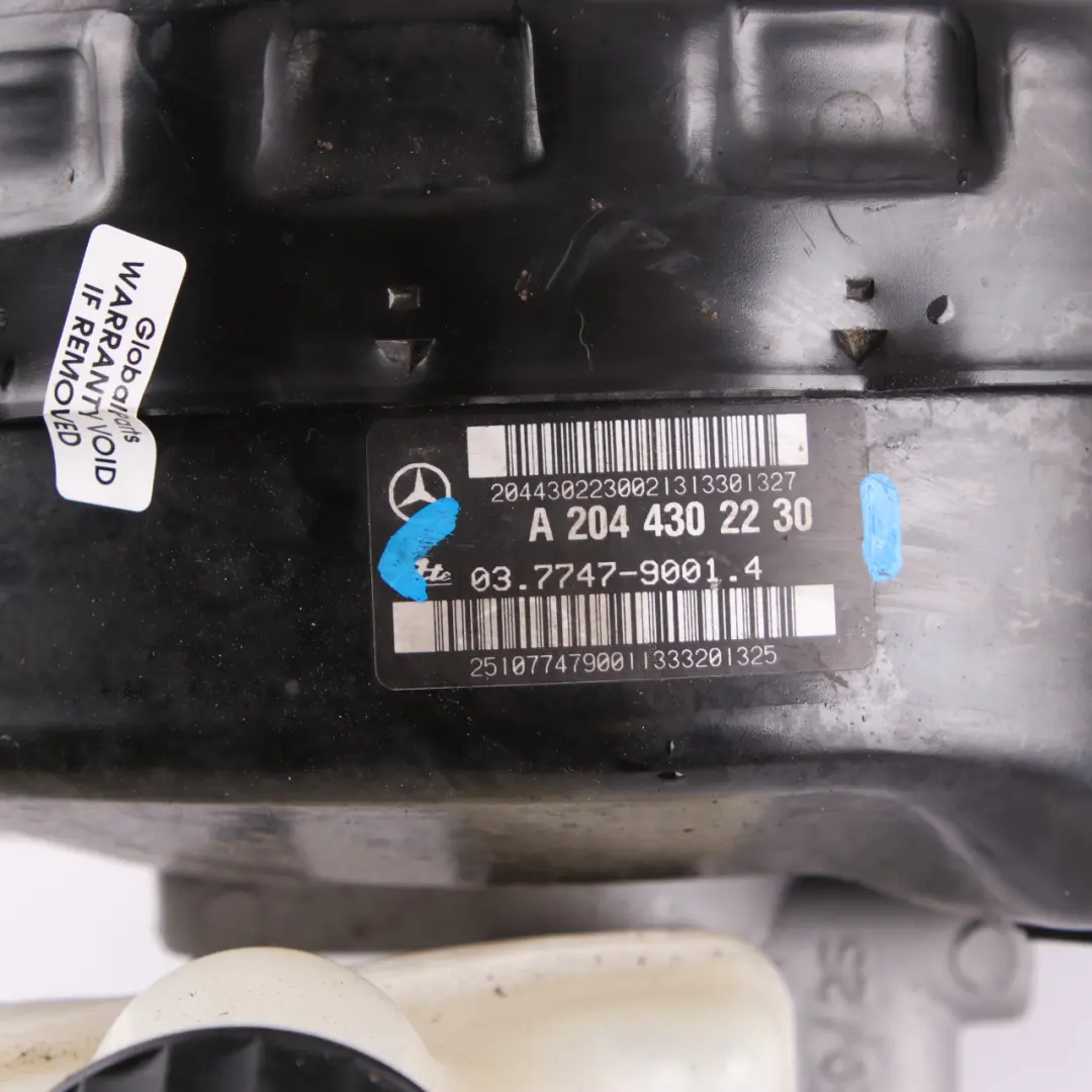 Brake Servo Mercedes W204 Brake Master Cylinder Booster A2044302230