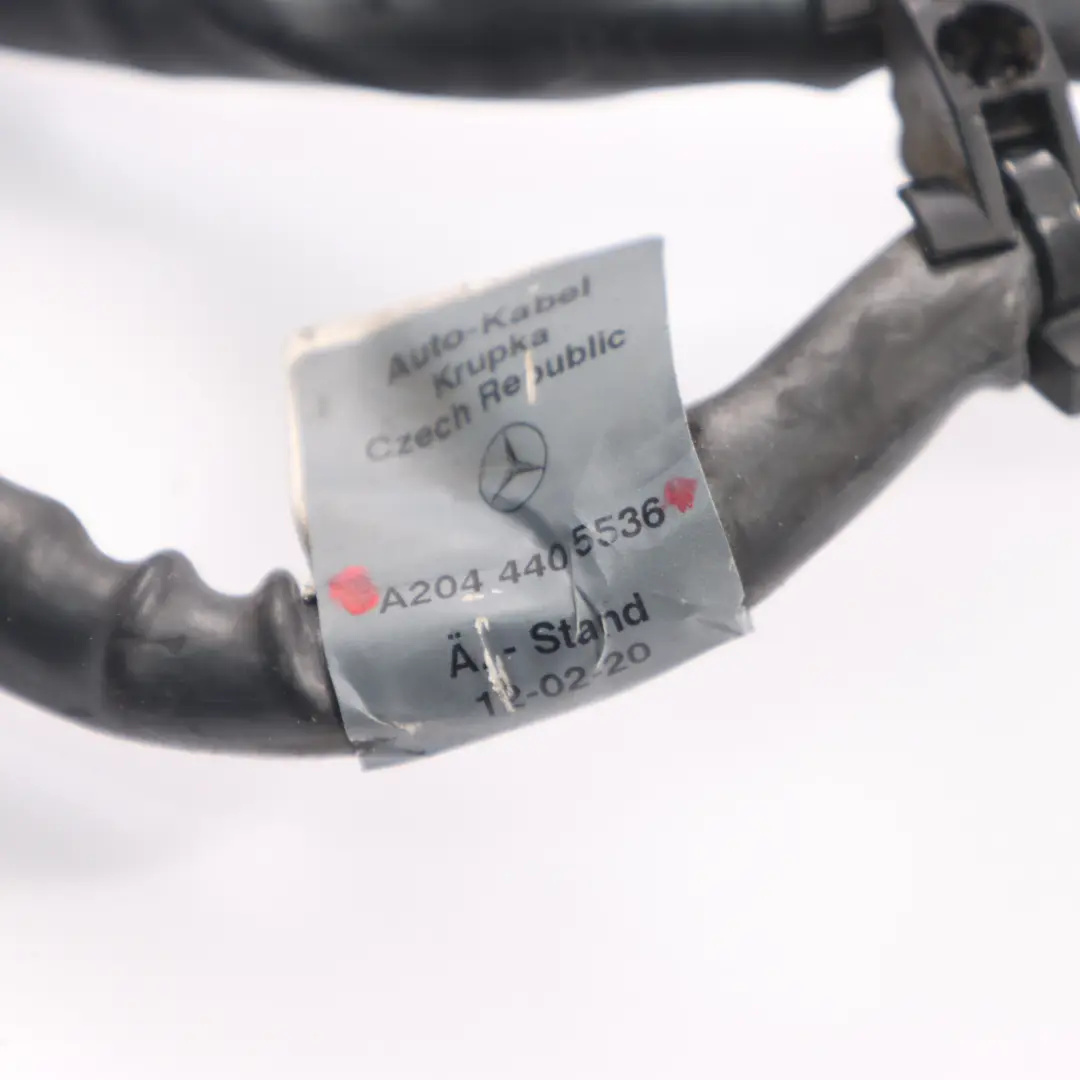 Mercedes W204 M274 Battery Cable Starter Alternator Wiring Harness A2044405536