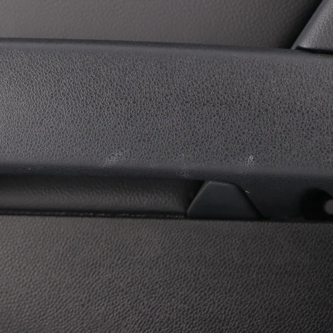 Mercedes W204 Front Left N/S Door Card Trim Panel Covering Black Cloth Fabric