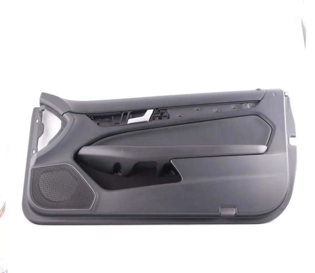 Mercedes C204 Door Card Front Right O/S Trim Panel Cover Black Leather