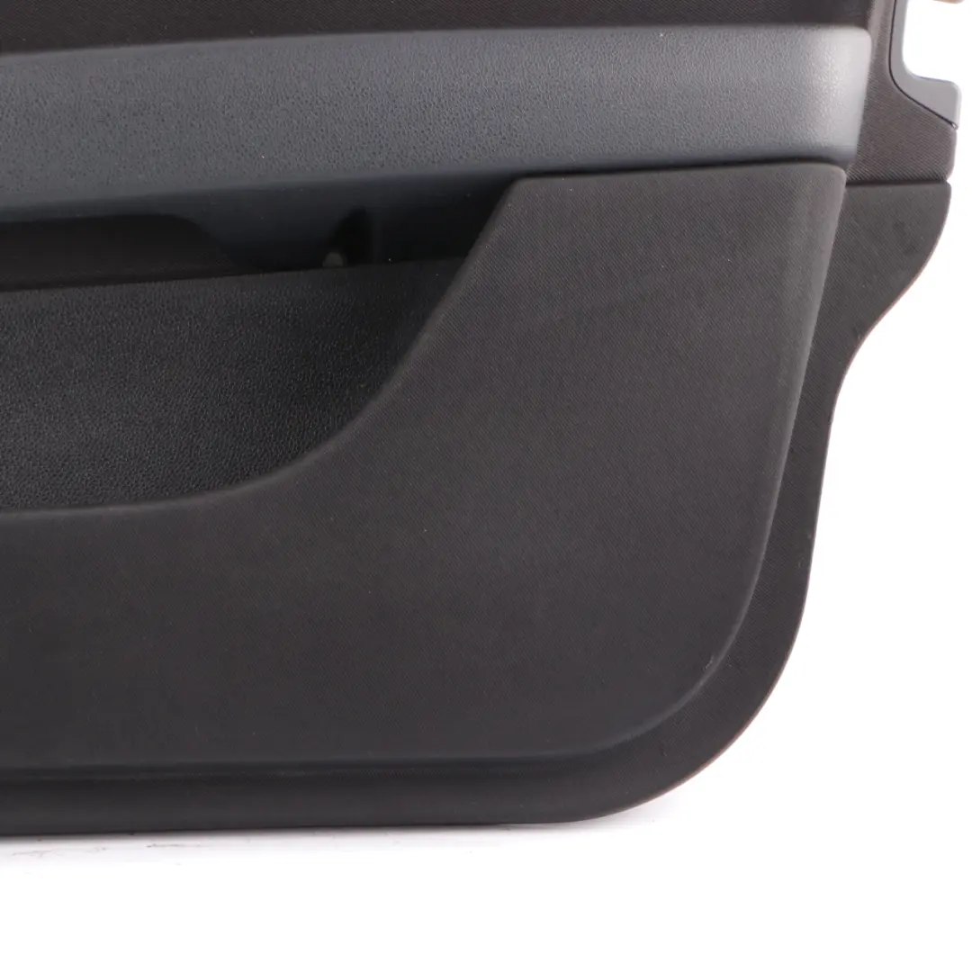 Mercedes W204 Front Right O/S Door Card Trim Panel Covering Black Cloth Fabric