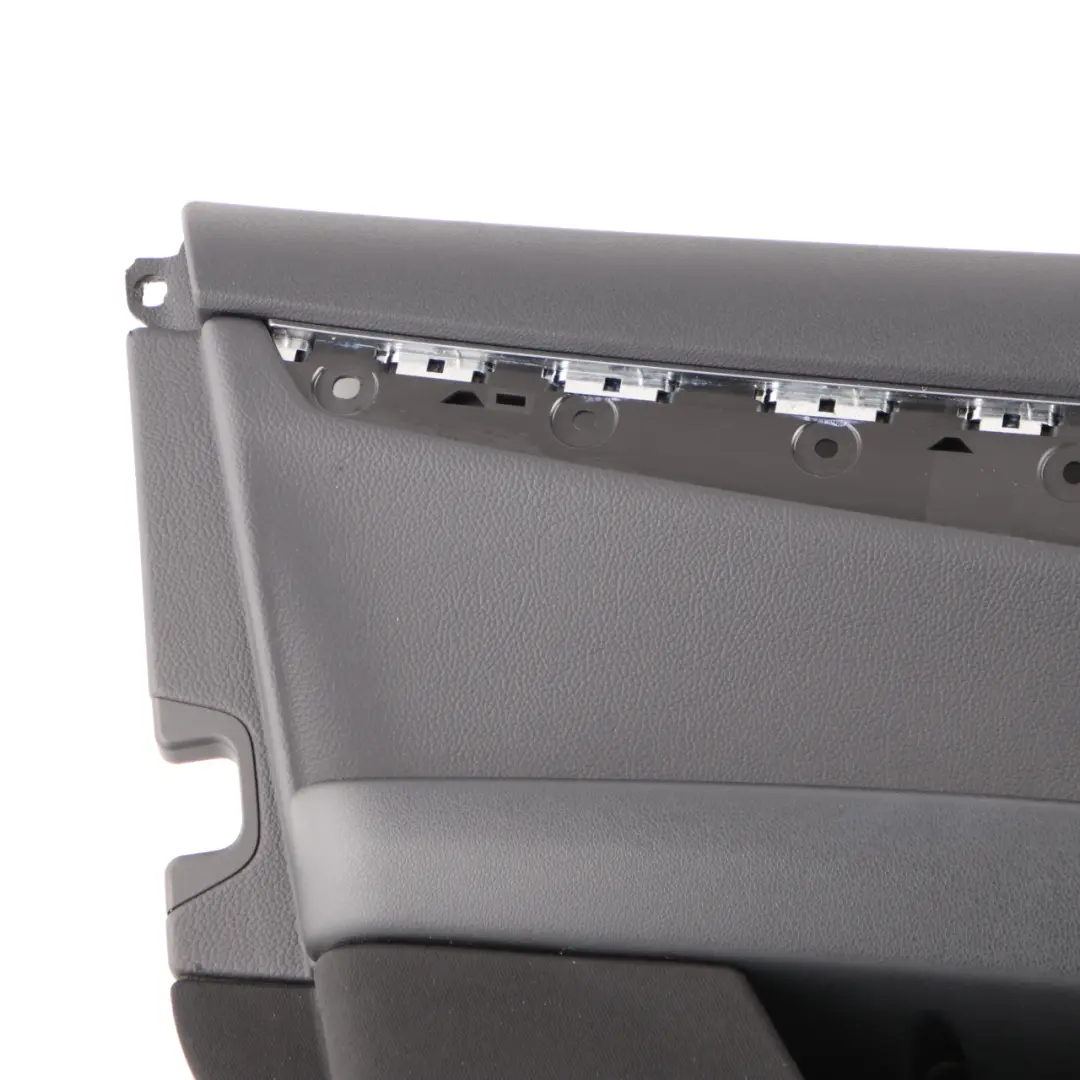 Mercedes-Benz C-Class W204 Front Left N/S Door Card Trim Panel Black Leather