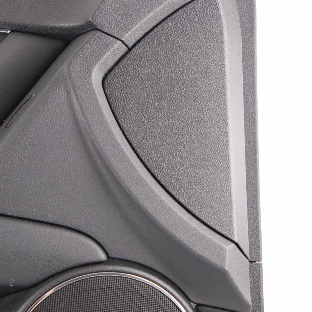 Mercedes W204 Front Left N/S Door Card Trim Panel Covering Black Cloth Fabric