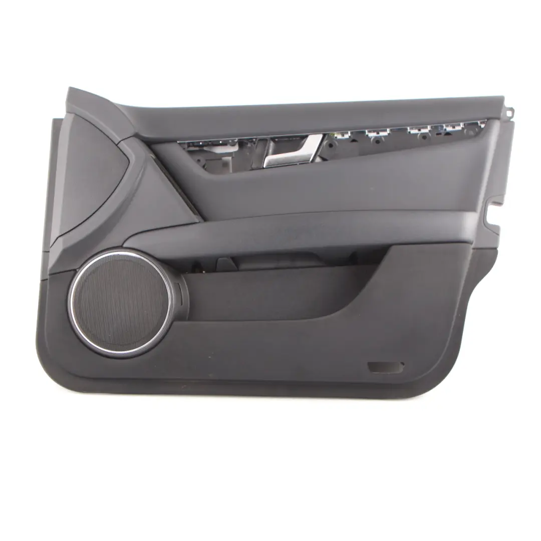 Mercedes W204 Door Card Front Right O/S Trim Panel Covering Black Cloth Fabric