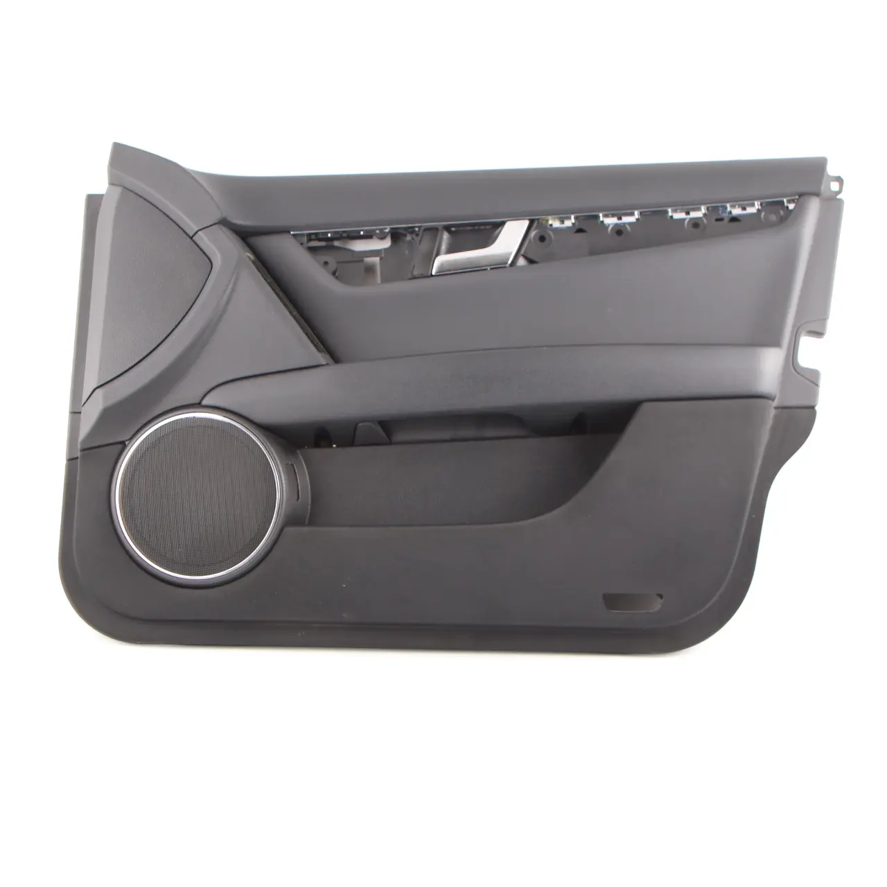 Mercedes W204 Door Card Front Right O/S Trim Panel Covering Black Cloth Fabric