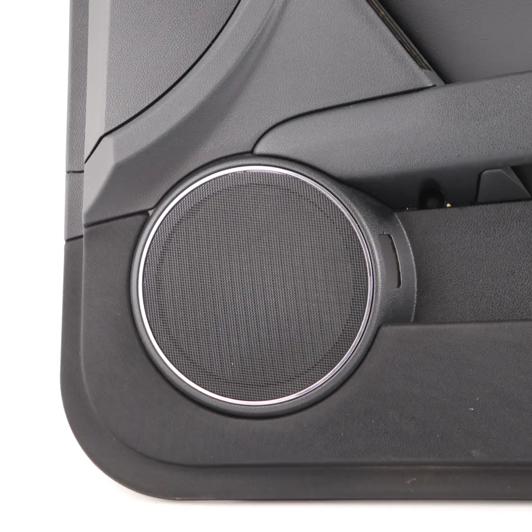 Mercedes W204 Door Card Front Right O/S Trim Panel Covering Black Cloth Fabric