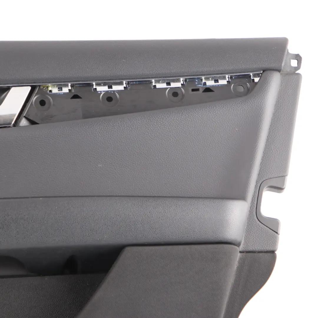 Mercedes W204 Door Card Front Right O/S Trim Panel Covering Black Cloth Fabric