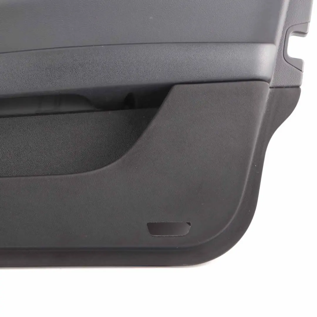 Mercedes W204 Door Card Front Right O/S Trim Panel Covering Black Cloth Fabric