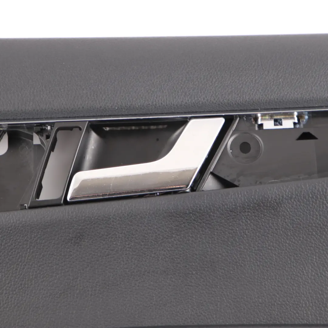 Mercedes W204 Front Right O/S Door Card Trim Panel Black Imitation Leather