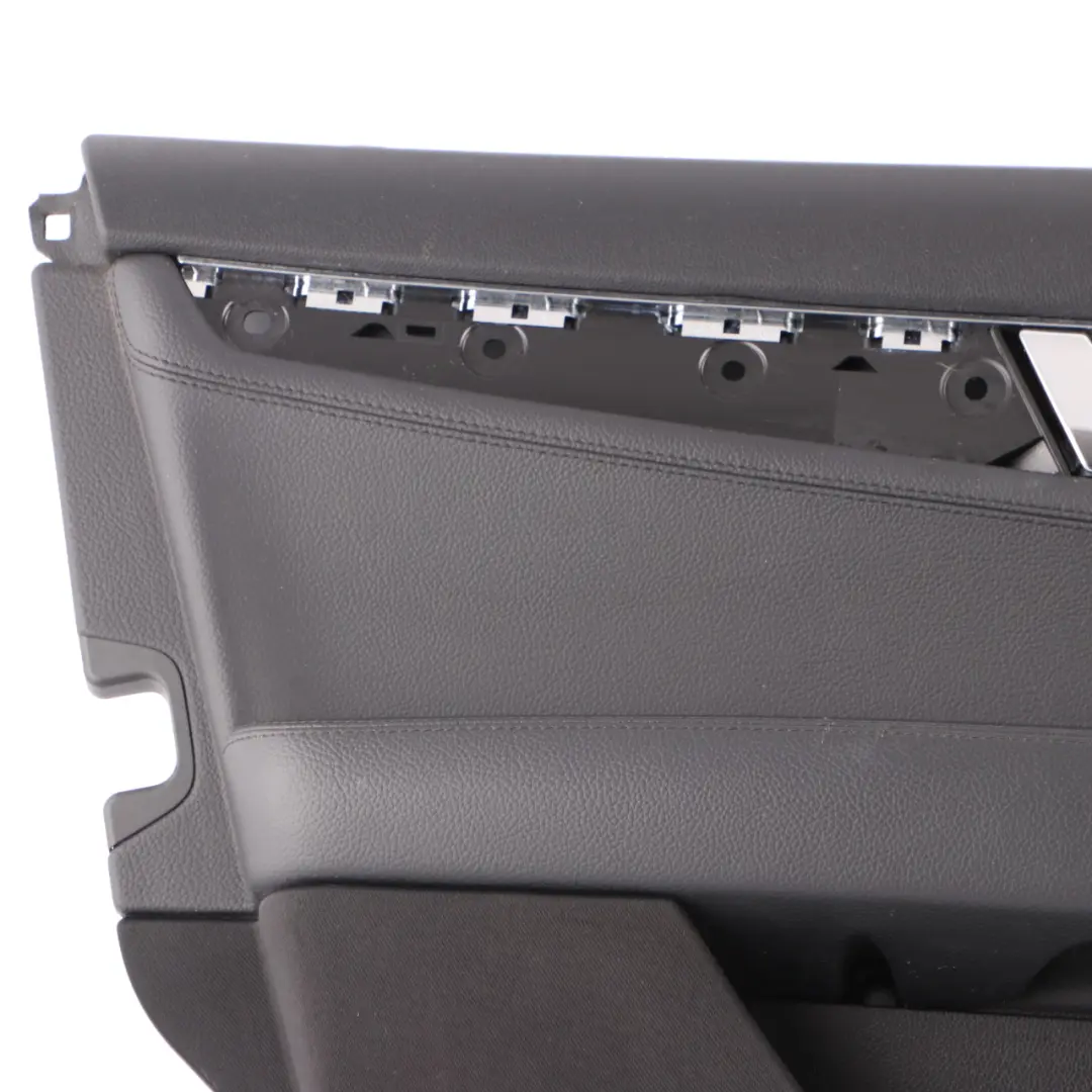Mercedes W204 Front Left N/S Door Card Trim Panel Leather Black A2047209262
